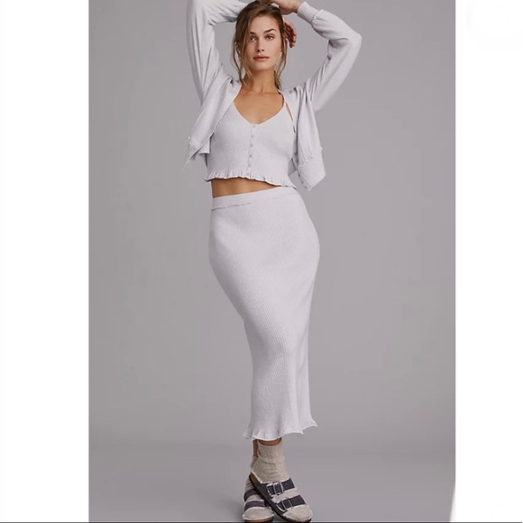 Anthropologie Dresses & Skirts - Daily Practice by Anthropologie Three-Piece Knit Lounge Set